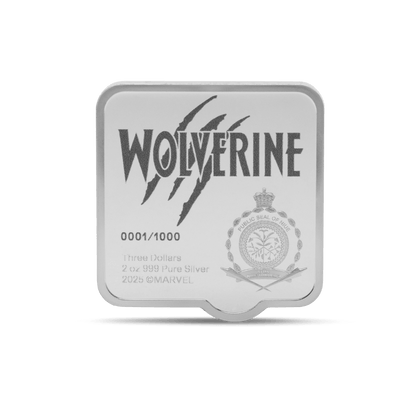 Marvel Wolverine 'Slash' 2 Oz Silver Coin