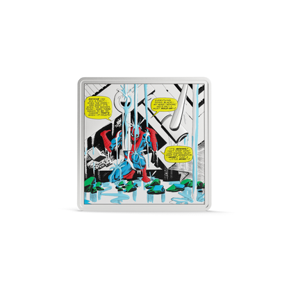 Marvel Spider-Man Finds Strength 1 Oz Silver Collectible Coin AGORO