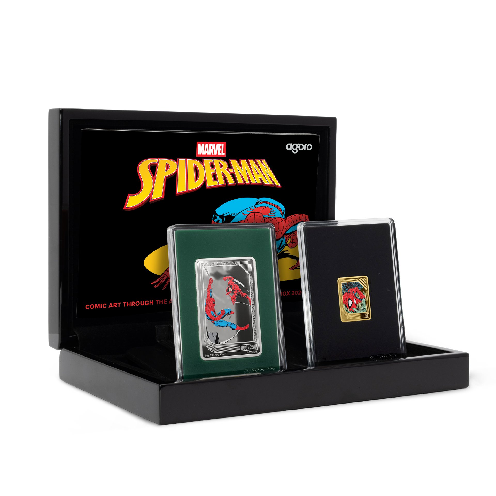 Collector Box Spider-Man: Comic Art Through The Ages - Agoro By