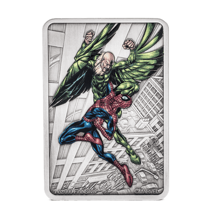 VULTURE Spiderman Villains 1 Oz Silver Coin $2 Niue 2024 - PARTHAVA COIN