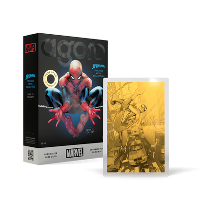 Marvel Spider-Man Foil Blind Box - Agoro By New Zealand Mint Marvel Spider-Man Foil Blind Box - Agoro By New Zealand Mint