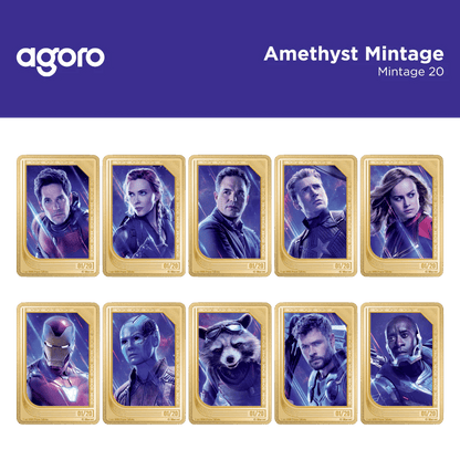 Marvel Studios: The Infinity Saga Trading Coins amethyst mintage - Agoro New Zealand Mint 