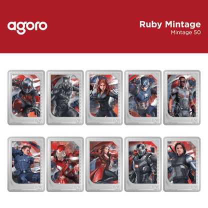 Marvel Studios: The Infinity Saga Trading Coins ruby mintage - Agoro New Zealand Mint 
