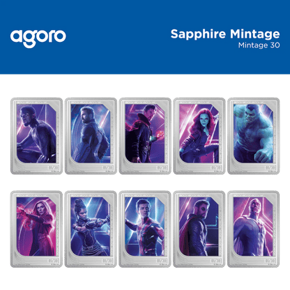 Marvel Studios: The Infinity Saga Trading Coins sapphire mintage - Agoro New Zealand Mint 