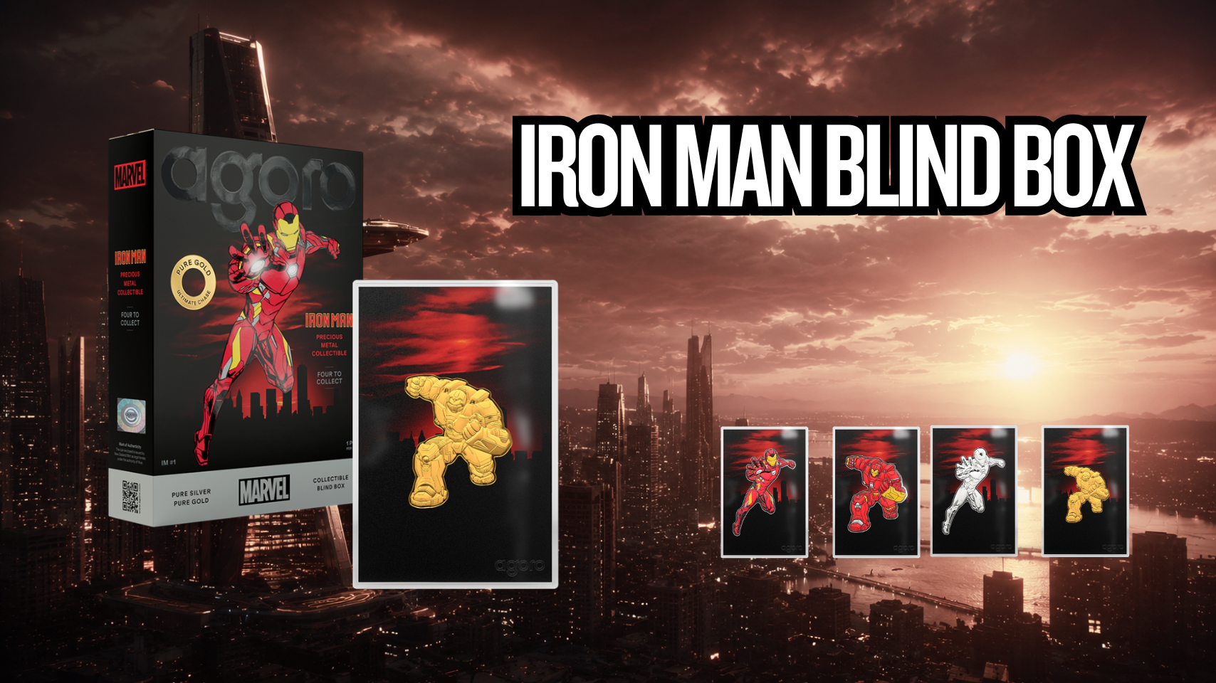 Iron Man blind box packaging