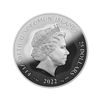Mastersize Coin “Doha” 1 kg Silver Coin $25 Solomon Islands 2022