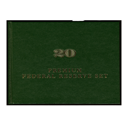Matching Low Serial Number 00000363 BEP Premium Federal Reserve $20 Set Series 1996 – 13 Notes