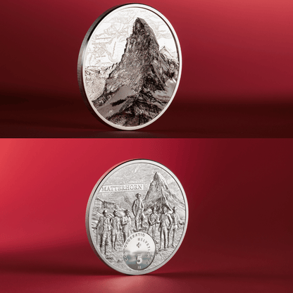 Matterhorn 1 Oz Silver Coin 5 Swiss Francs Switzerland 2025 image CIT Coin Invest AG Parthava Coin