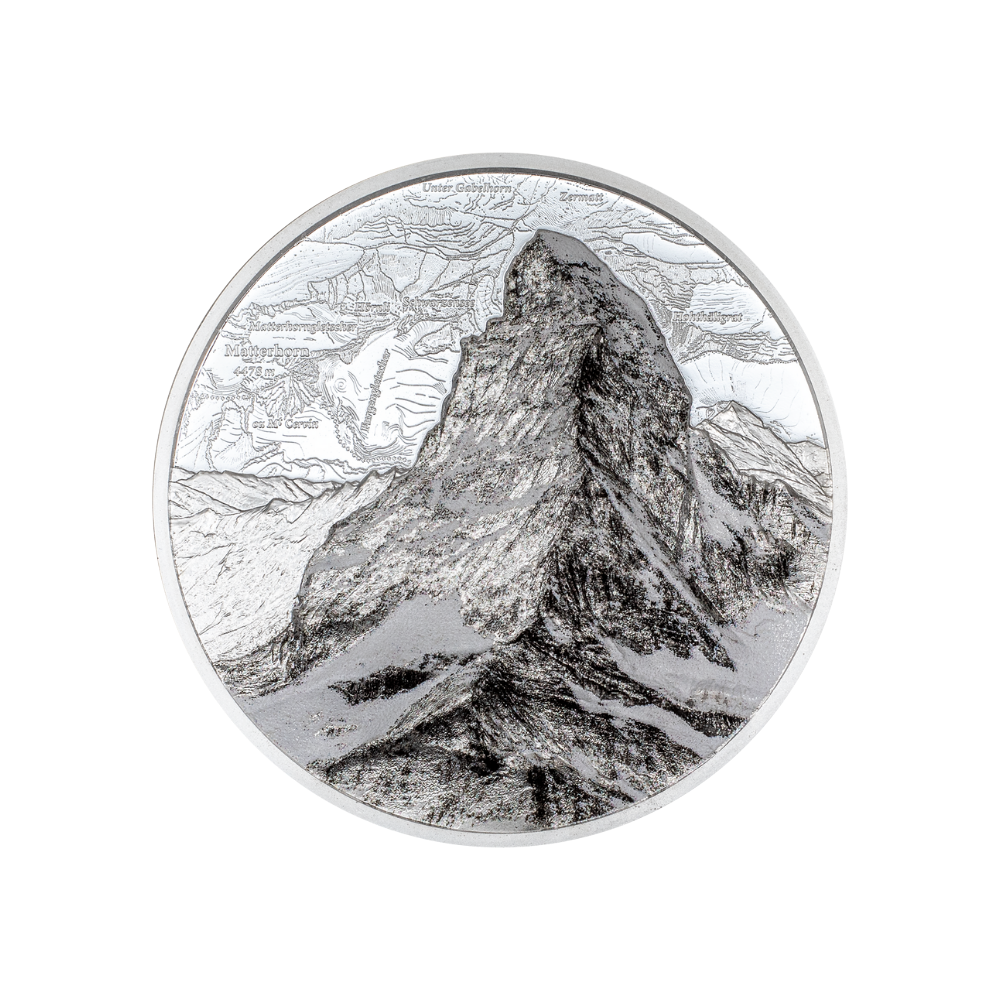 Matterhorn 1 Oz Silver Coin 5 Swiss Francs Switzerland 2025