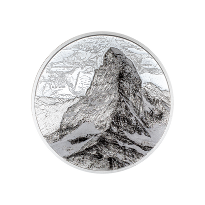 Matterhorn 1 Oz Silver Coin 5 Swiss Francs Switzerland 2025