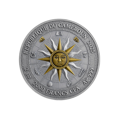 Melpomene & Thalia The Nine Muses 2 Oz Silver Coin 2025