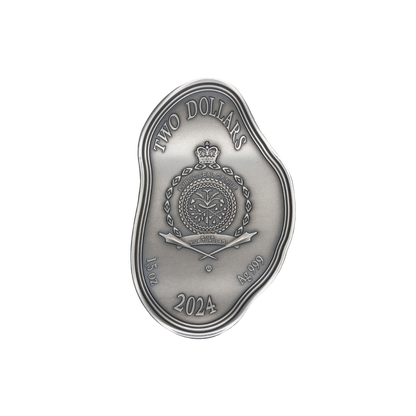 Melting Clock Salvador Dali Silver Coin 2024