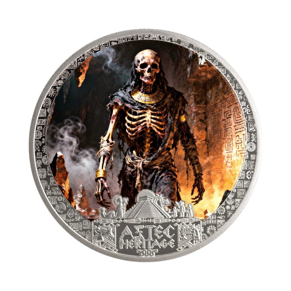 Mictlantecutli Aztec Heritage series 1/2 Oz Silver Coin 2026 popcoins