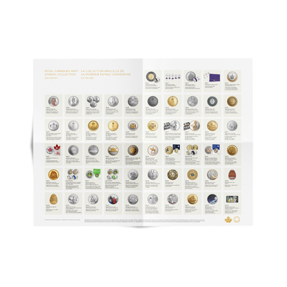 2023 Annual Collection Book with Special Edition Uncirculated Coins The Royal Canadian Mint