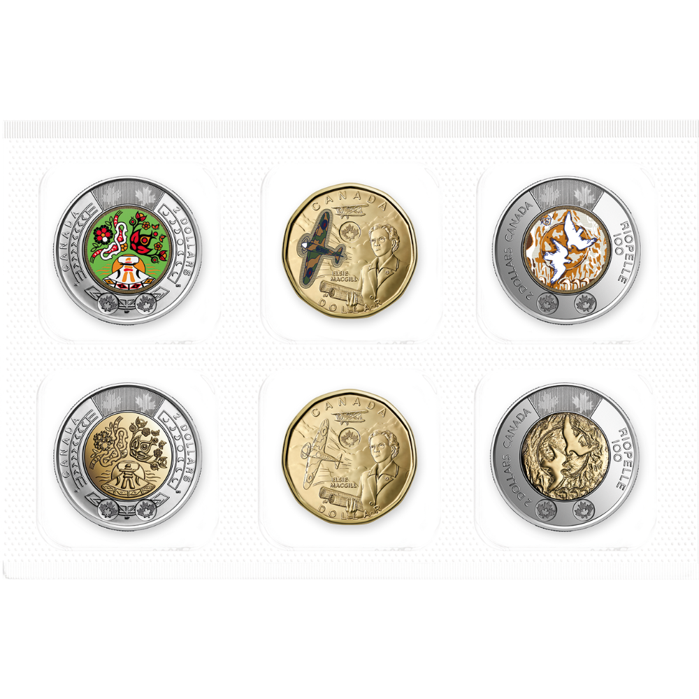 2023 Annual Collection Book with Special Edition Uncirculated Coins The Royal Canadian Mint