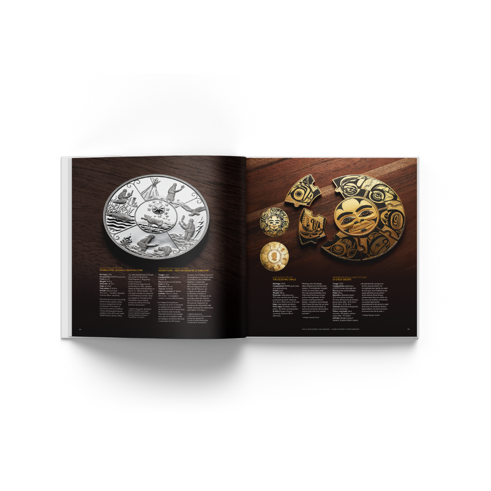 2023 Annual Collection Book with Special Edition Uncirculated Coins The Royal Canadian Mint
