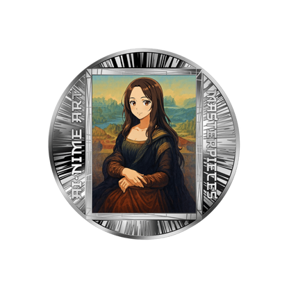 Mona Lisa AI-nime Art Masterpieces Silver Coin 2025