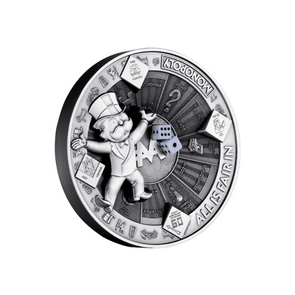 Monopoly 90th Anniversary 10 Oz Multilayer Coin 2025