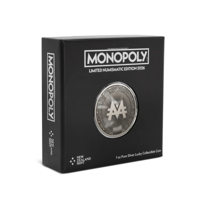 Monopoly™ 2026 Limited Edition 1 Oz Silver Coin & Board Set Agoro