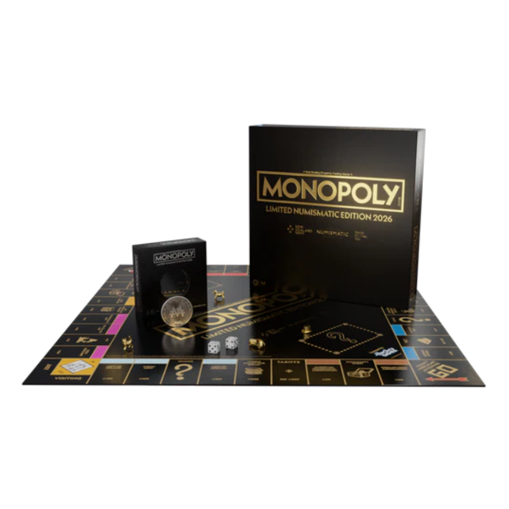 Monopoly 2026 Limited Edition 1 Oz Silver Coin Board Set Agoro By Monopoly 