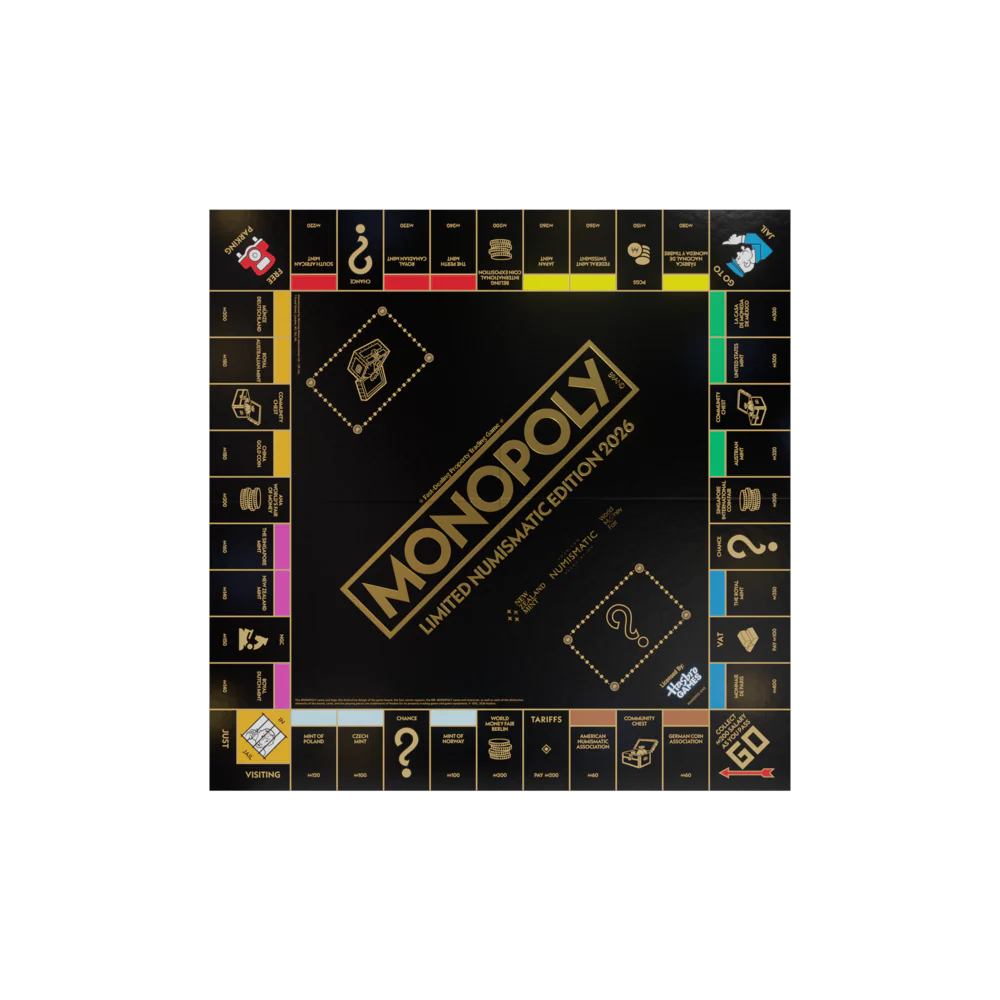 Monopoly™ 2026 Limited Edition 1 Oz Silver Coin & Board Set Agoro