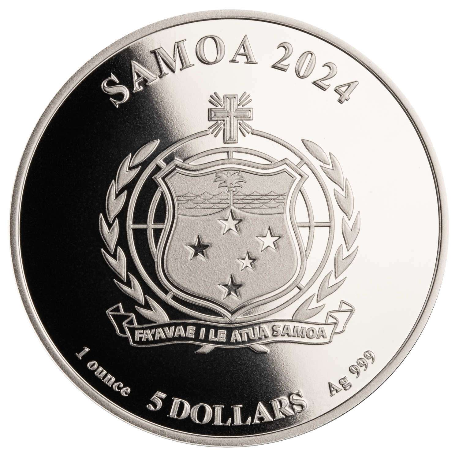 MONOPOLY "Rise to Wealth" 1 Oz Silver Coin $5 Samoa 2024