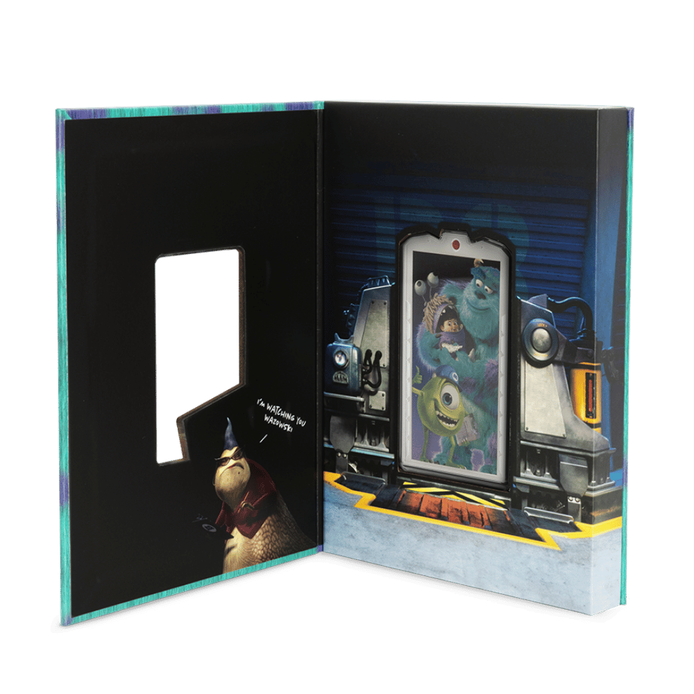 Disney Pixar Monsters, Inc. Mike and Sulley Silver Coin presentation box - Agoro New Zealand Mint