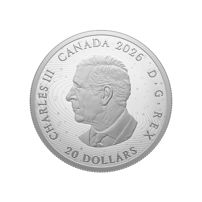 Moon Mission 1 Oz Fine Silver Coin Royal Canadian Mint
