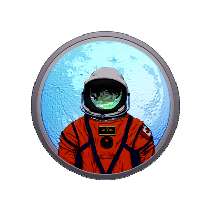 Moon Mission 1 Oz Fine Silver Coin Royal Canadian Mint
