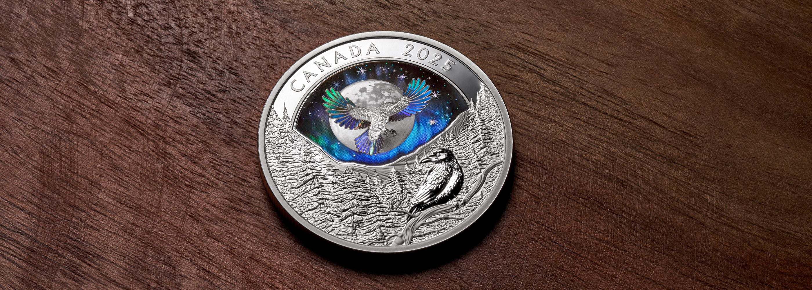 Moon Sky: Raven – 1 oz. Fine Silver Coin
