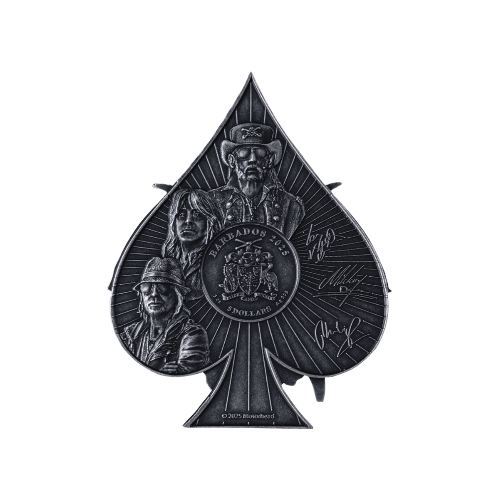 Motorhead Skulleater 3 Oz Silver Coin 2025