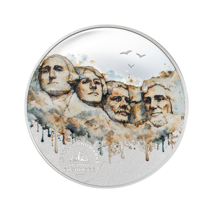 Mount Rushmore World Landmarks 1/2 Oz Silver Coin 2026 CIT COIN INVEST AG