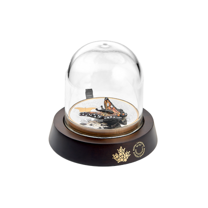Murano Monarch Butterfly Half Kilo Fine Silver Coin Canada 2025