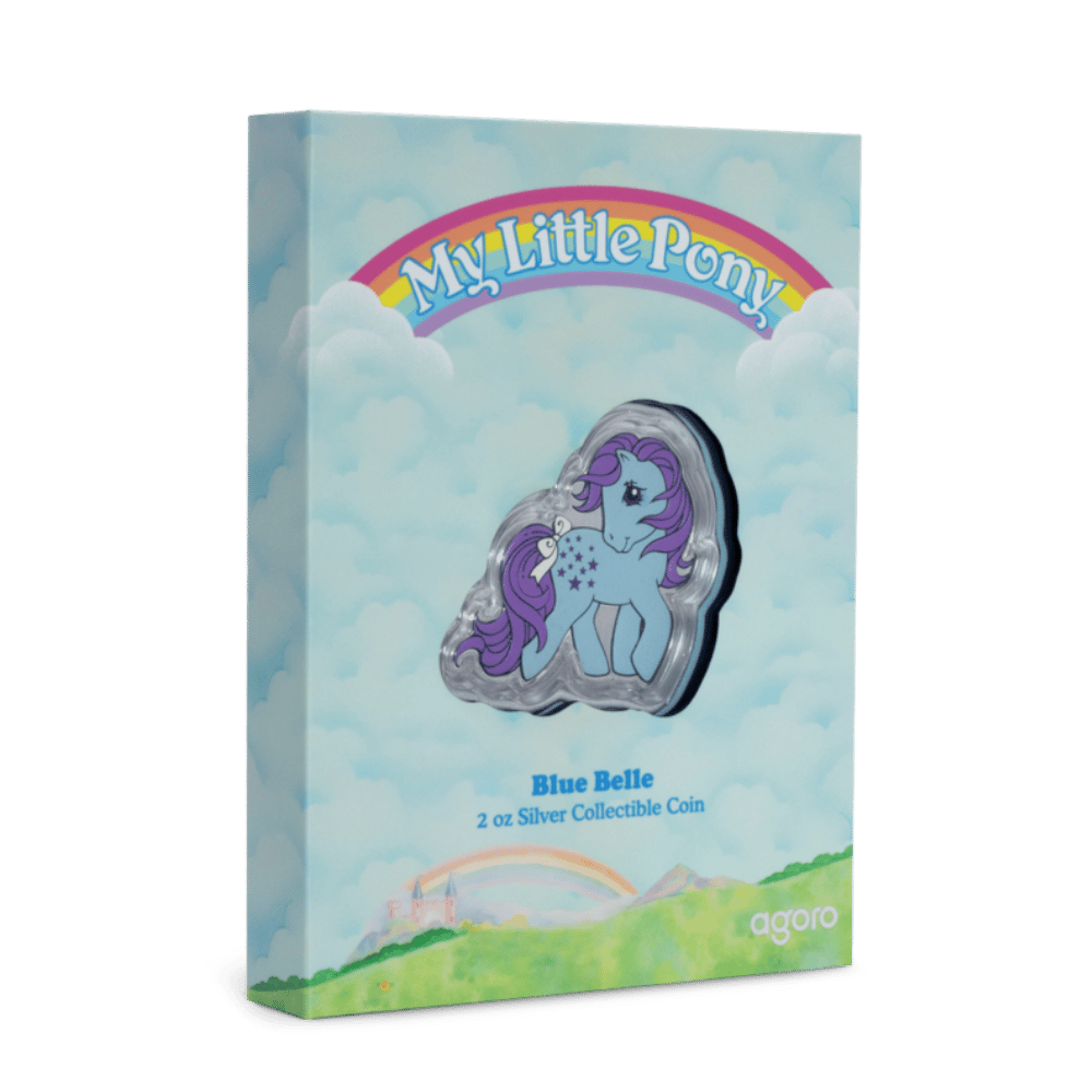 My Little Pony Blue Belle Silver Collectible Coin - PARTHAVA COIN