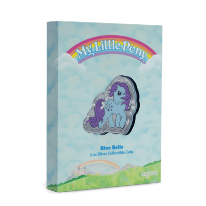 My Little Pony Blue Belle Silver Collectible Coin - PARTHAVA COIN