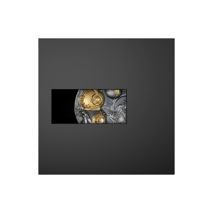 NAUTILUS Steampunk 1 Kg Kilo Silver Coin $100 Cook Islands 2024