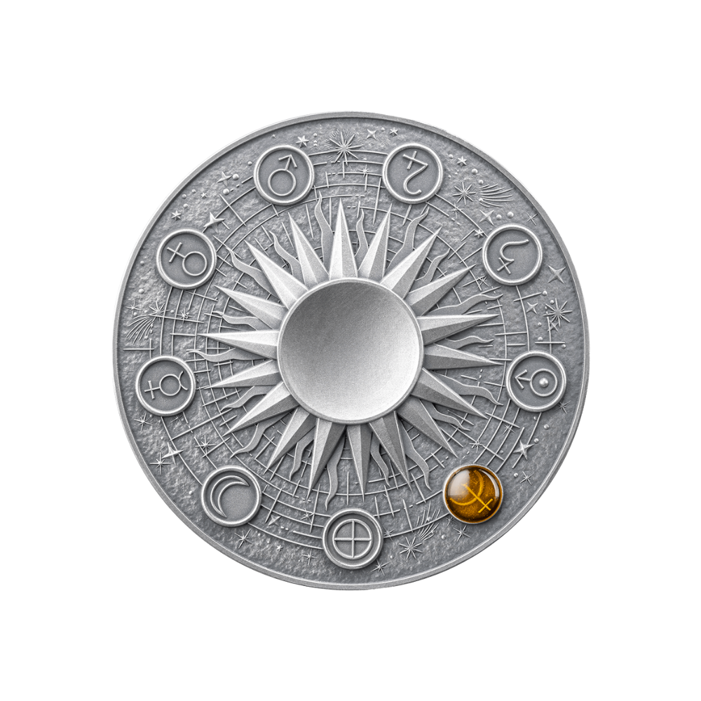 NEPTUNE Solar System 2 Oz Silver Coin 10 Cedis Ghana 2025