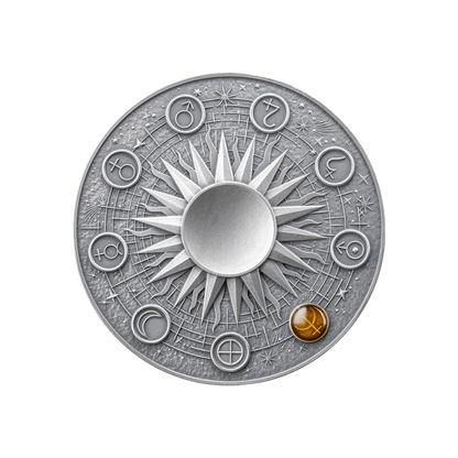 NEPTUNE Solar System 2 Oz Silver Coin 10 Cedis Ghana 2025