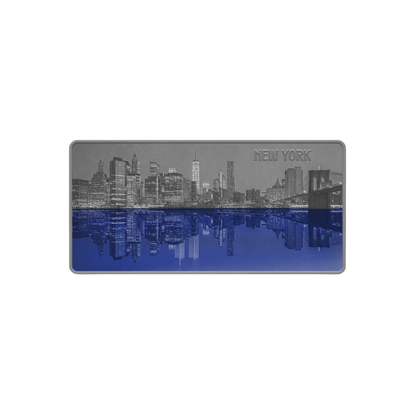 NEW YORK AT NIGHT 3 Oz Silver Coin $5 Barbados 2024