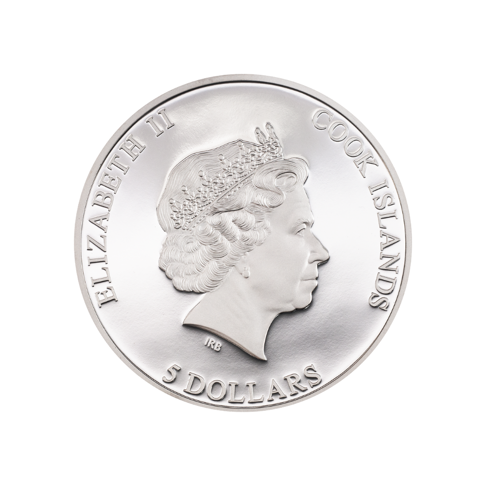 NEW YORK Big City Lights 1 Oz Silver Coin $5 Cook Islands 2022