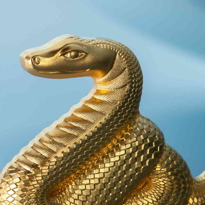 NIMBLE GILDED SILVER SNAKE Lunar Collection 1 Oz Silver Coin - PARTHAVA COIN