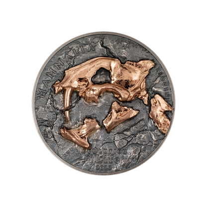 NIMRAVIDAE Evolution of Life 1 Oz Silver Coin 500 Togrog Mongolia 2023