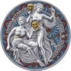 Melpomene & Thalia The Nine Muses 2 Oz Silver Coin 2025 reverse Mint XXI Parthava Coin