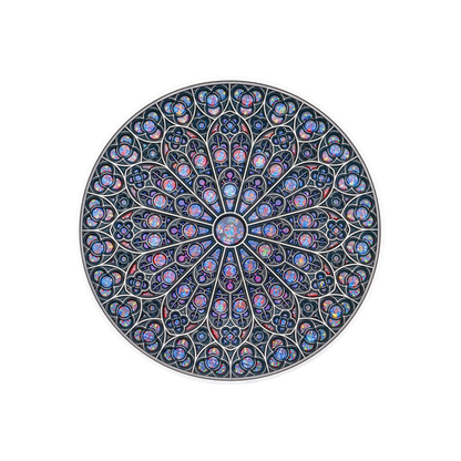 NOTRE DAME Mandala Art 10th Anniversary 5 Oz Silver Coin $10 Fiji 2024