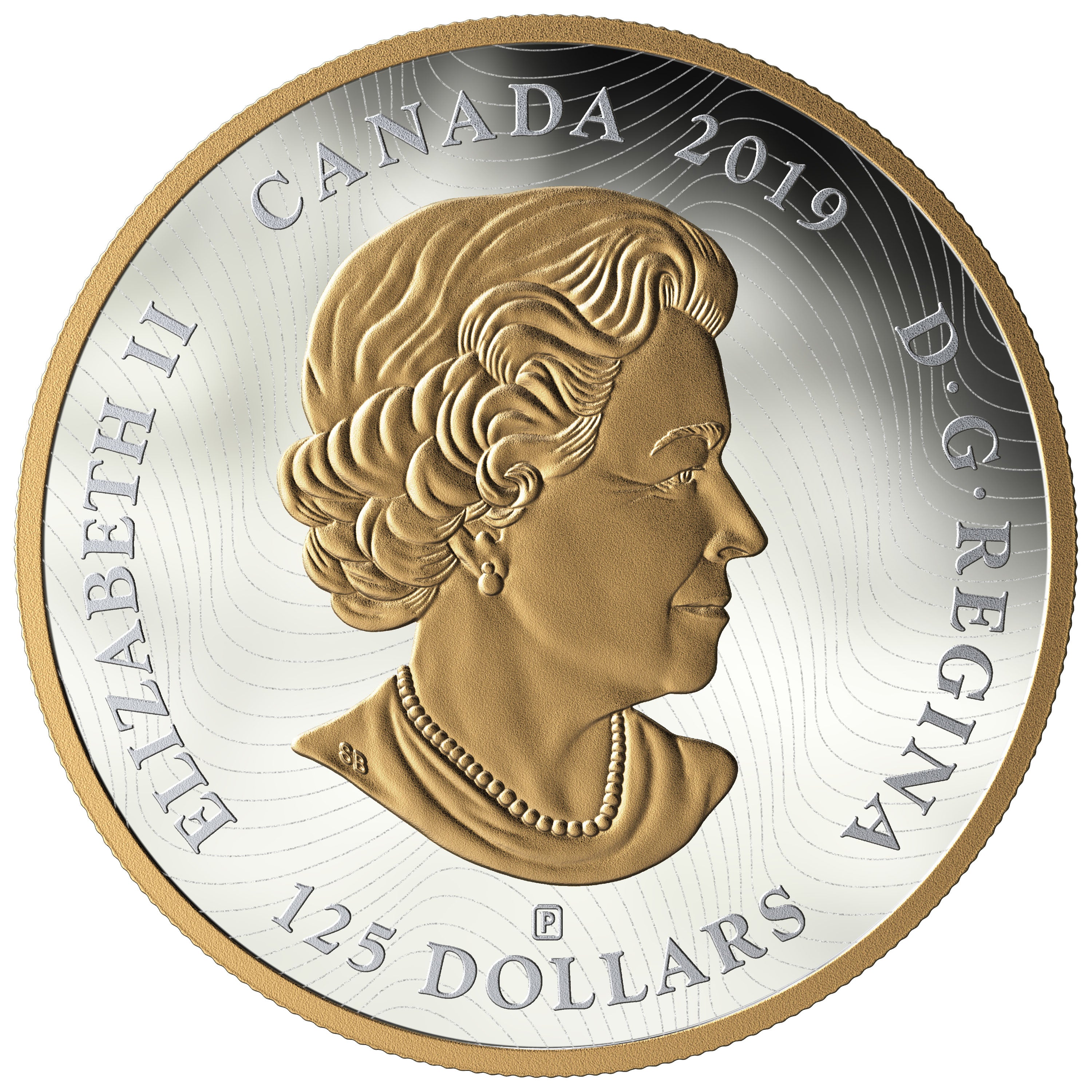 TALL SHIPS Compass Gold Plating 1/2 Kilo Silver Coin $125 Canada 2019