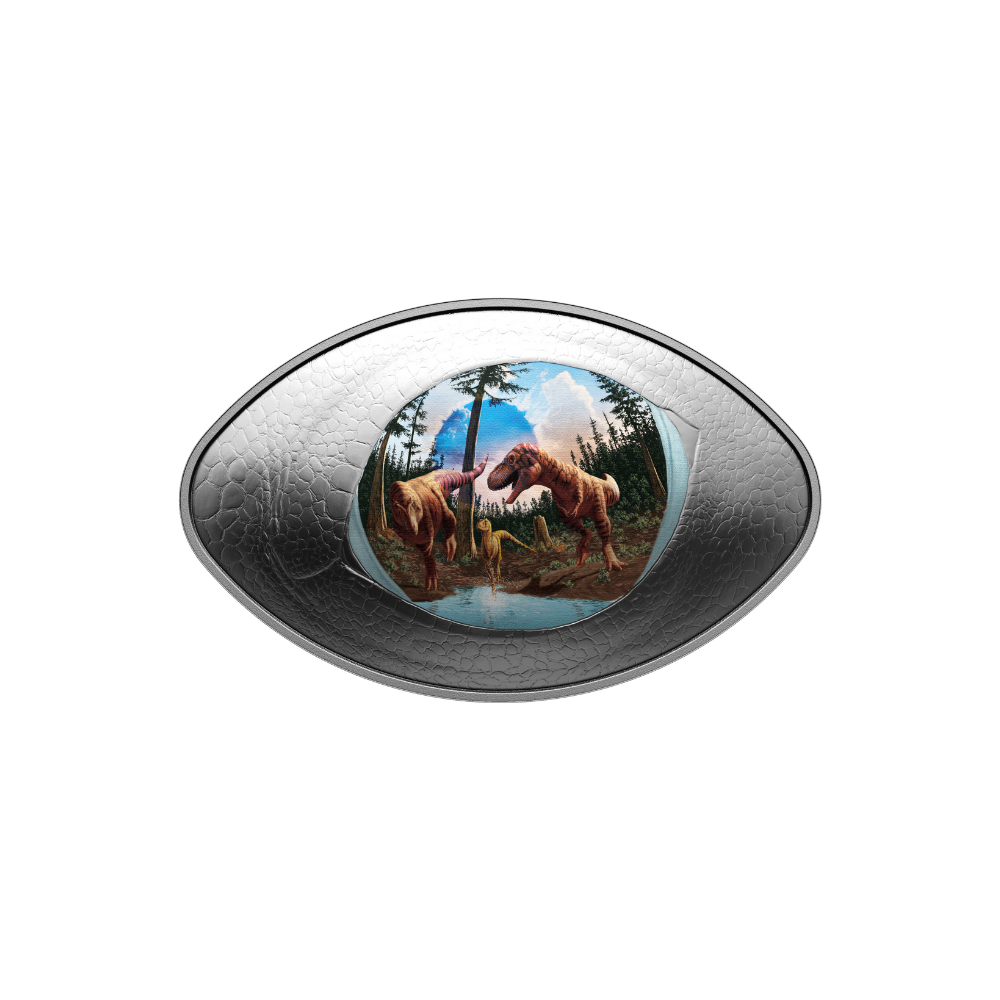Dinosaur Eye 1 Oz Fine Silver Coin Canada 2025