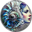 Mermaid Nature Spirits 2 Oz Silver Coin 2025 reverse mint xxi parthava coin