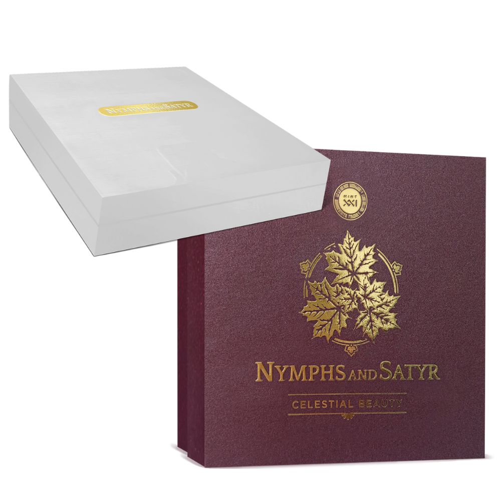 NYMPHS AND SATYR Celestial Beauty 1 Kg Kilo Silver Coin 10000 Francs Cameroon 2025