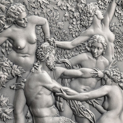 NYMPHS AND SATYR Celestial Beauty 1 Kg Kilo Silver Coin 10000 Francs Cameroon 2025