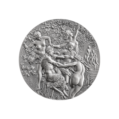 NYMPHS AND SATYR Celestial Beauty 1 Kg Kilo Silver Coin 10000 Francs Cameroon 2025
